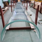 CE certificate jumbo size curved tempered laminated round glass elevator price