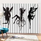 Cartoon printed Blackout Cortinas Precios Living Room Sets Kids Bed Curtain