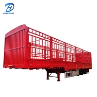 High Quality Tri Axle Animal Transport