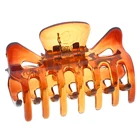 New design Fashion custom plastic hair clip in hair