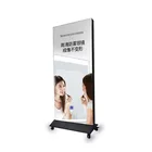 indoor led display edge lit picture frame double side aluminum frame led light box fabric