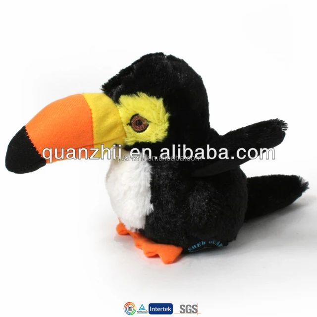 ce astm stuffed plush toucan bird toys