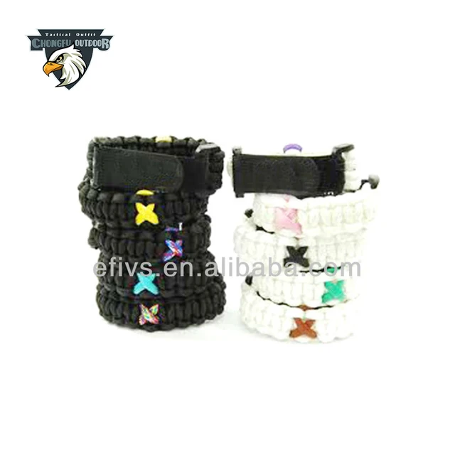wholesale paracord bracelet with male charm bracelet supplies