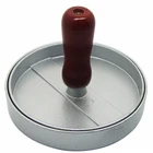 Hamburger Maker and Grill Press, Non Stick Meat Patty Large Round Mold For BBQ Stuffed Burgers