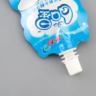 Best selling items Yogurt And Milk Pouch Custom Plastic Doypack Bags With Spout with great price