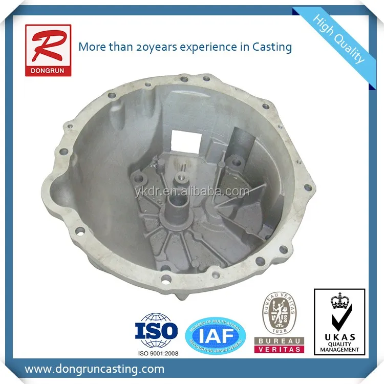 TS16949 certified aluminum foundry supply aluminum sand casting bell housing as drawing