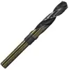 9/16" big size Reduced Shank hss Black & Gold twist Drill Bit with 1/2" Shank for metal