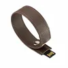Full Capacity Flash Drive 64g Pen Drive Leather Wrist Band USB 16gb Flash Card 32gb Bracelet U Stick 8g Memory Disk