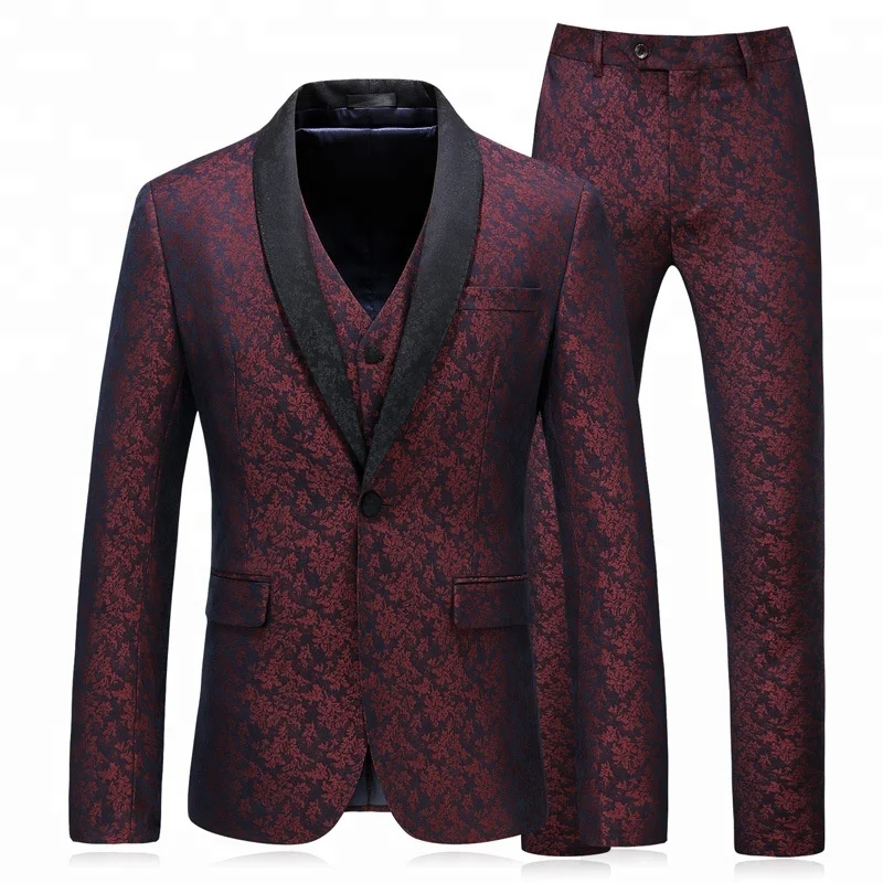 Men Wedding Fit Blazer 2018 Western Style Latest Design 3 Pieces