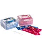 240 pcs Hollow portable Plastic Toothpick made in China