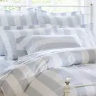100% Cotton Printed Stripe Duvet Bedding Set