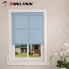 Low MOQ wireless printed fabric electric roller turkish blinds for window