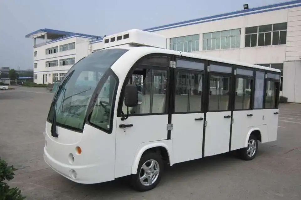 High Quality 14 Seater Electric Tourist Bus Sightseeing Cart Golf Carts