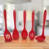 Silicone Kitchen Utensils 6 Pieces 2018 Kitchen Tools Cooking Utensils Set including Serving Spoon, Deep Ladle, Turner,
