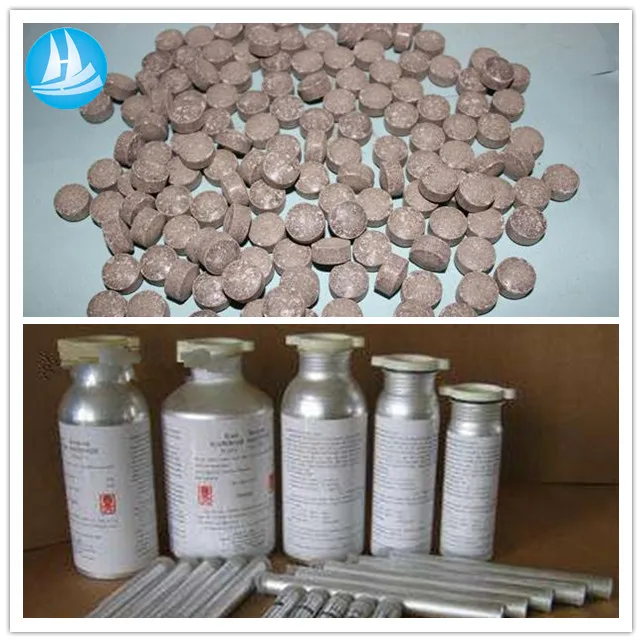Rodenticida fosfuro de aluminio de la tableta 56% para asesino de ratas