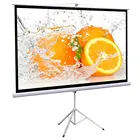 100 Inch Manual Auto- locking Glass Beaded Projection Screen