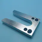 Lathe milling machine joint precision machined stainless steel parts surface plating blue and white zinc.