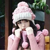 Wholesale Earflaps Knitted Women Winter Hat