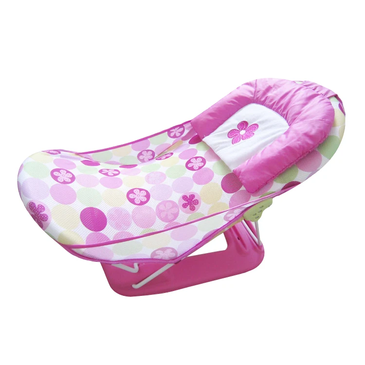 Fast delivery infant product portable foldable baby bather bath seat chair 