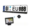 4.3 inch tft lcd wireless monitor 3 in 1 european frame licence plate video parking sensor