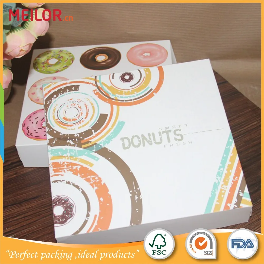 design logo and print food grade cardboard paper boxes