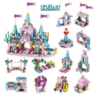 Toys Panlos Princess Castles Educational Stem Christmas Gift Toys For Kids Construction Building Block Toys