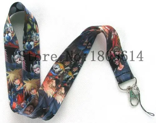 Lot 10pcs Anime Cartoon Kingdom Hearts Designed LANYARD For Key Card ID Chain Neck Straps Party Gifts #I0106