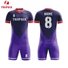 Custom New Model Professional Youth Purple Soccer Jersey Manufacturer