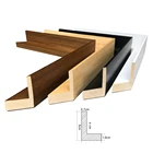 4 color 50 mm thickness Wood black white coffee solid wood floater shadow box frame