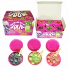 Halal Lari gum brand Sour powder Fruit bubble gum sour chewing gum