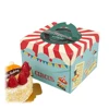 wholesaler Customized corrugated cake Box With PVC Window and hook