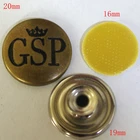 new style 20mm metal denim moving jeans shank button