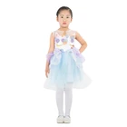 Easter wholesale children's boutique clothing Kids Casual Dress baby girl summer unicorn dress