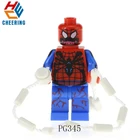 Super hero piccolo mini spiderman action figure mattoni building blocks giocattoli ZZX