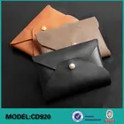 Envelope Design Leather Slim Wallet Rfid Minimalist Card Holder