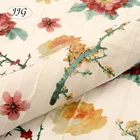 OEM Jacquard Digital Floral Print Cotton Fabric With Foil