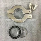 stainless steel KF SS304 KF25 KF50 KF40 ISO63 ISO 100 qual vacuum clamp tees