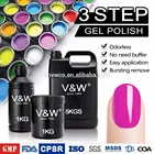 Free sample 32 years laboratory soak off UV gel polish 3000 colors for nail art sell in bulk