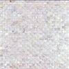 Kitchen Backsplash ,White Mosaic Shell Tiles ,Raw Mother of Pearl Mosaic