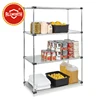 Microwave Oven Stand Hygienic Closet Wire Shelf with Divider