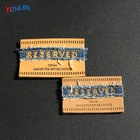 Custom Logo Metal Jeans Label On Leather Material For Handbag Garment Clothing