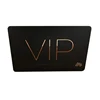Gold foil card for Business Card Gold Foil Hot-stamping Transparent Plastic VIP Membership