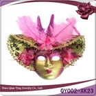 New custom fashion giant venetian mask with feather decorative