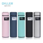 Diller Water Bottle Custom Double Wall Insulated Stainless Steel Metal Thermal Vaccum Vacuum Flask Tea Thermos