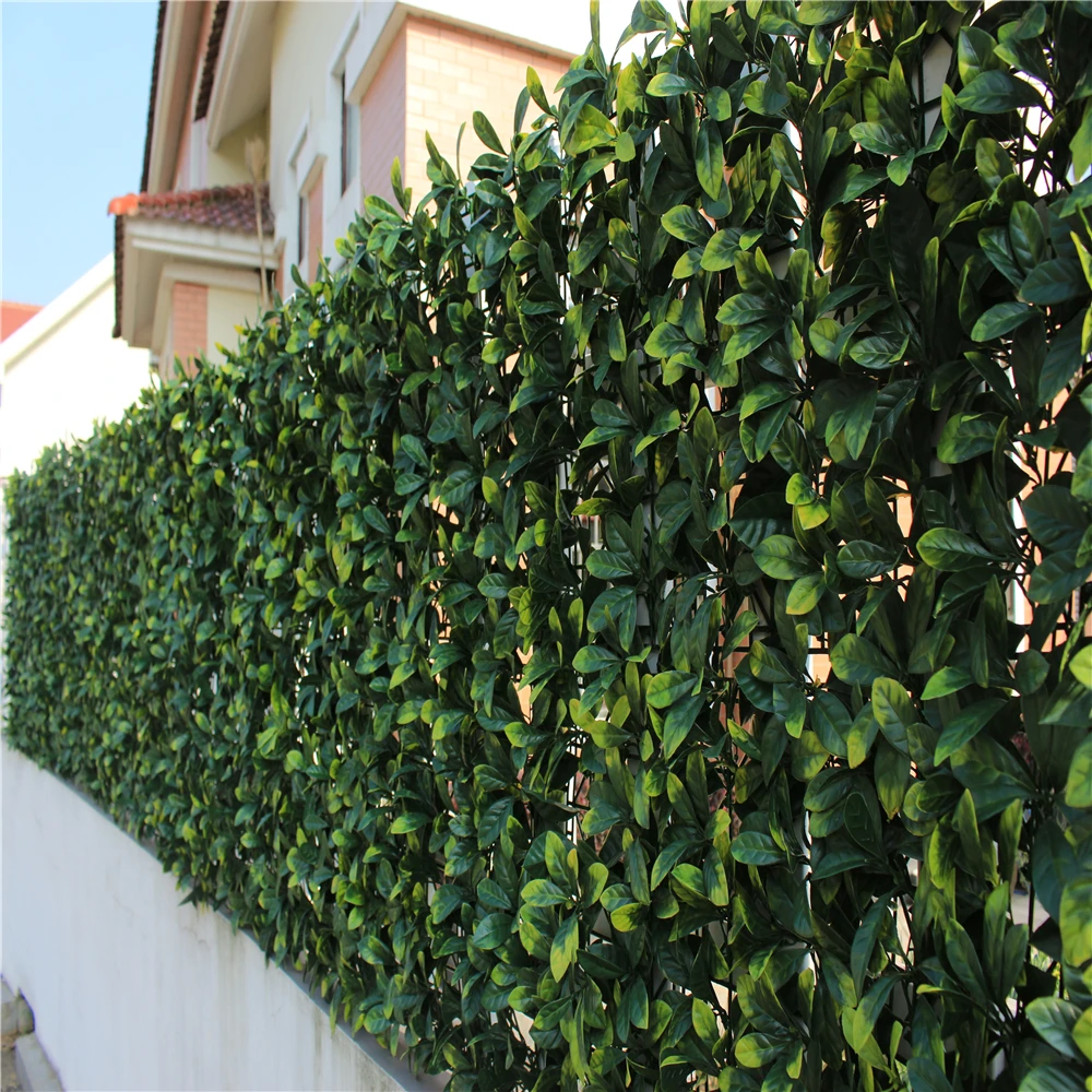 6个/ctn 50x 50厘米紫外线等级的花园装饰人造绿篱面板为隐私安全