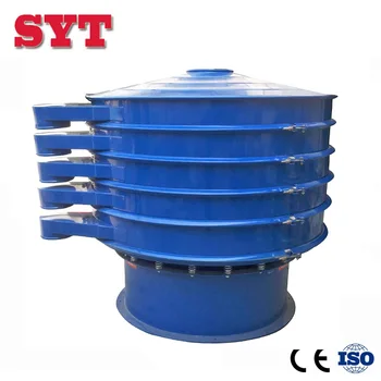 Circular gyro vibrating screen separator for electromagnetism material , carbon black