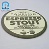 Free sameple custom logo colorful paper beer coasters for drink