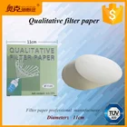 Multifunctional lab - supply oil qualitative filter papers 11cm