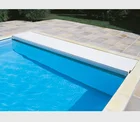 2017 new factory made PC stand people automatic swimming pool covers