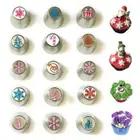 Bakeware Cupcake Cake Decorating Pastry Baking Tools Christmas Series Metal Icing Nozzles